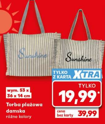Torba plażowa damska