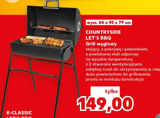 COUNTRYSIDE LET'S BBQ Grill węglowy