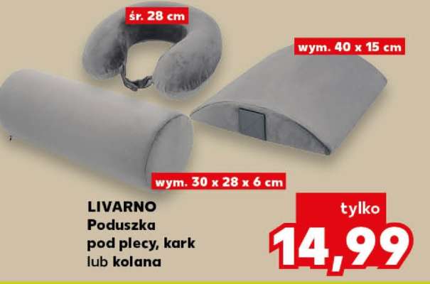 LIVARNO Poduszka pod plecy, kark lub kolana