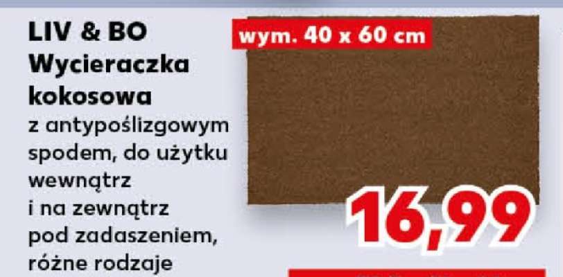 LIV & BO Wycieraczka kokosowa
