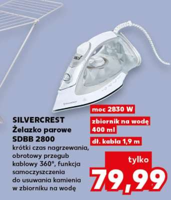 SILVERCREST Żelazko parowe SDBB 2800