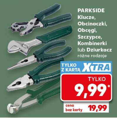 PARKSIDE Klucze, Obcinaczki, Obcęgi, Szczypce, Kombinerki lub Dziurkacz