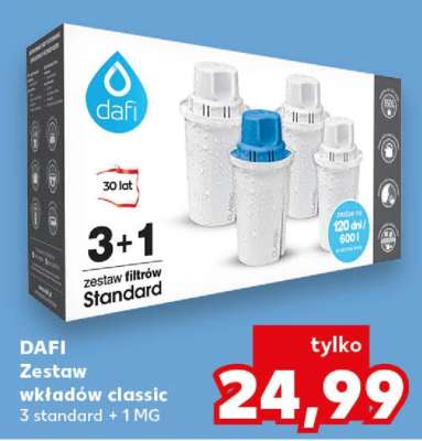 DAFI Zestaw wkładów classic 3 standard + 1 MG