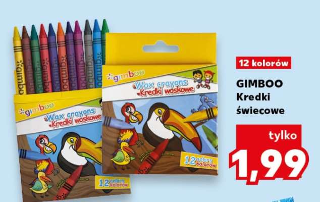 GIMBOO Kredki świecowe