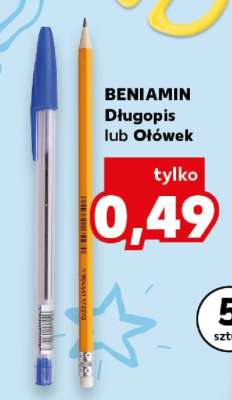 BENIAMIN Długopis lub Ołówek