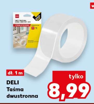 DELI Taśma dwustronna