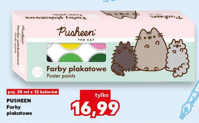 PUSHEEN Farby plakatowe