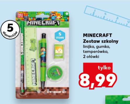 MINECRAFT Zestaw szkolny