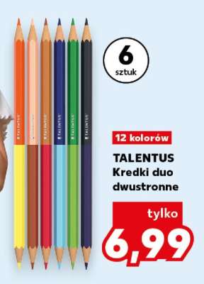 TALENTUS Kredki duo dwustronne