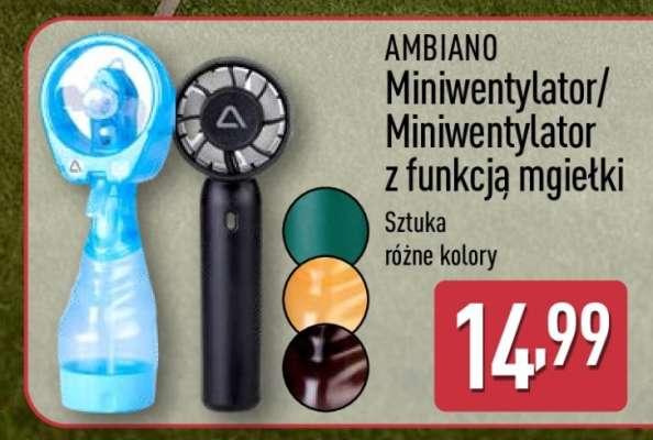 AMBIANO Miniwentylator/Miniwentylator z funkcją mgiełki