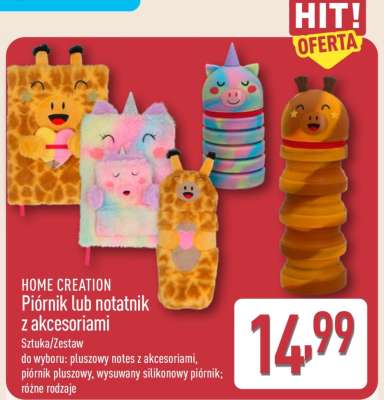 HOME CREATION Piórnik lub notatnik z akcesoriami