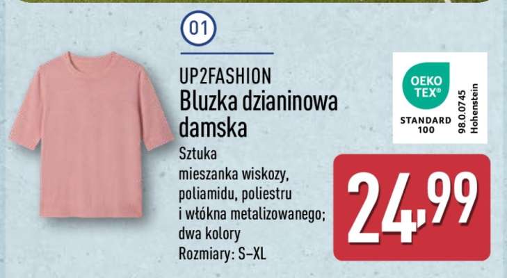 UP2FASHION Bluzka dzianinowa damska
