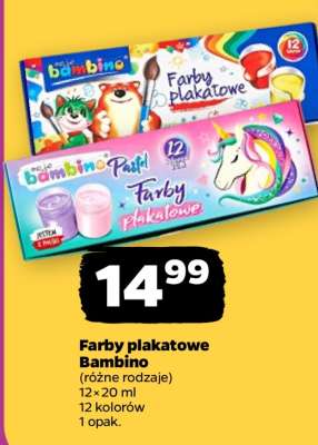 Farby plakatowe Bambino