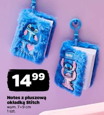 Notes z pluszową okładką Stitch