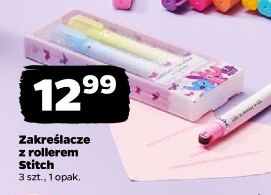 Zakreślacze z rollerem Stitch