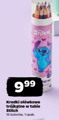 Kredki ołówkowe trójkątne w tubie Stitch