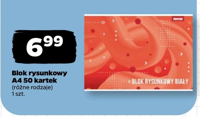 Blok rysunkowy A4 50 kartek