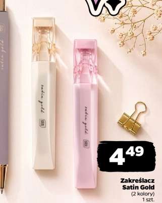 Zakreślacz Satin Gold
