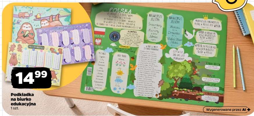 Podkładka na biurko edukacyjna