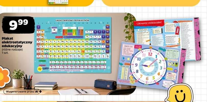 Plakat elektrostatyczny edukacyjny
