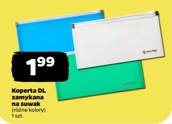 Koperta DL zamykana na suwak