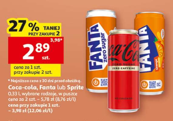 Coca-Cola, Fanta lub Sprite