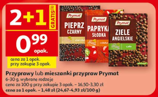 Przyprawy lub mieszanki przypraw Prymat