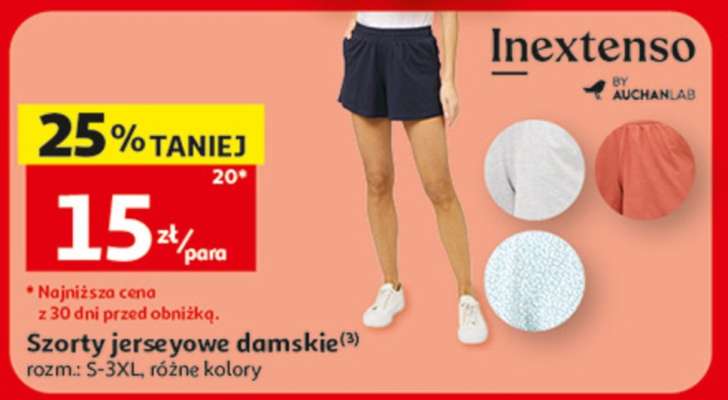 Inextenso Szorty jerseyowe damskie