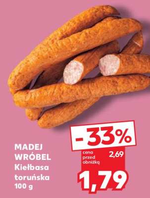 MADEJ WRÓBEL Kiełbasa toruńska 100 g