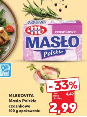 Mlekovita Masło Polskie czosnkowe