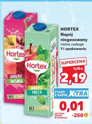 HORTEX Napój niegazowany różne rodzaje 1l opakowanie