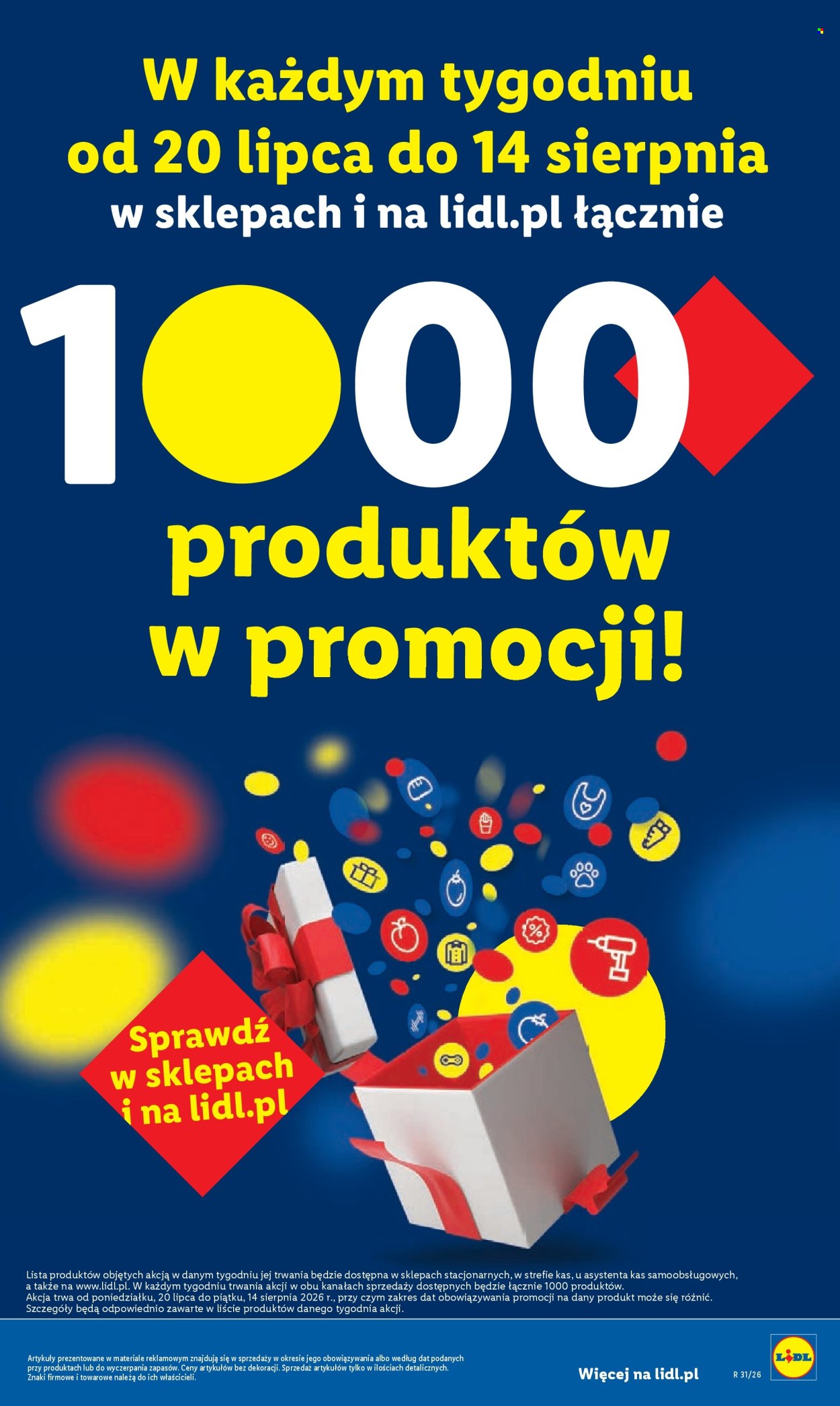 Leták Lidl - 30.7.2026 - 1.8.2026. Strana 3