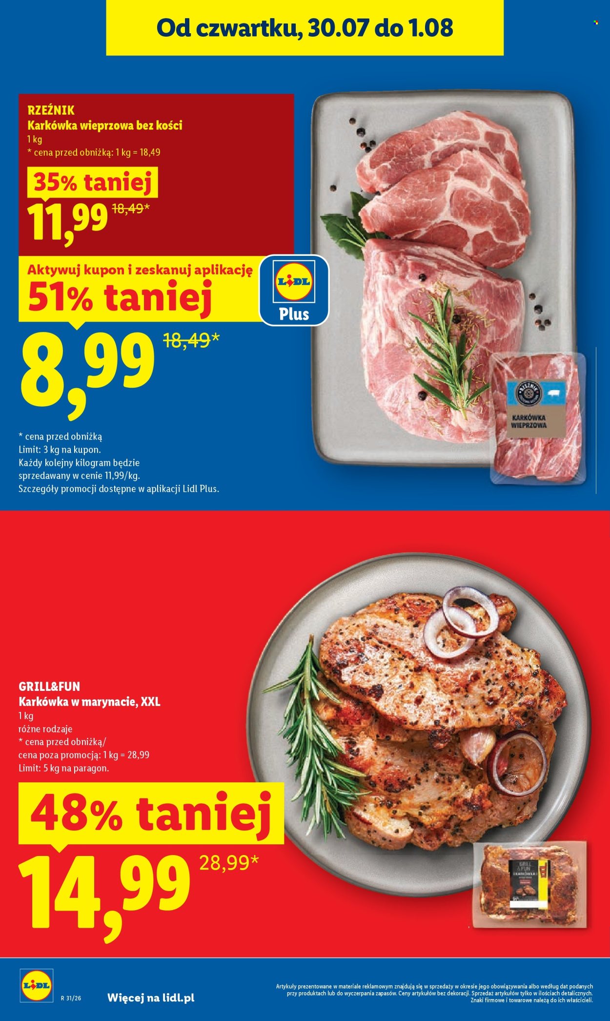 Leták Lidl - 30.7.2026 - 1.8.2026. Strana 12