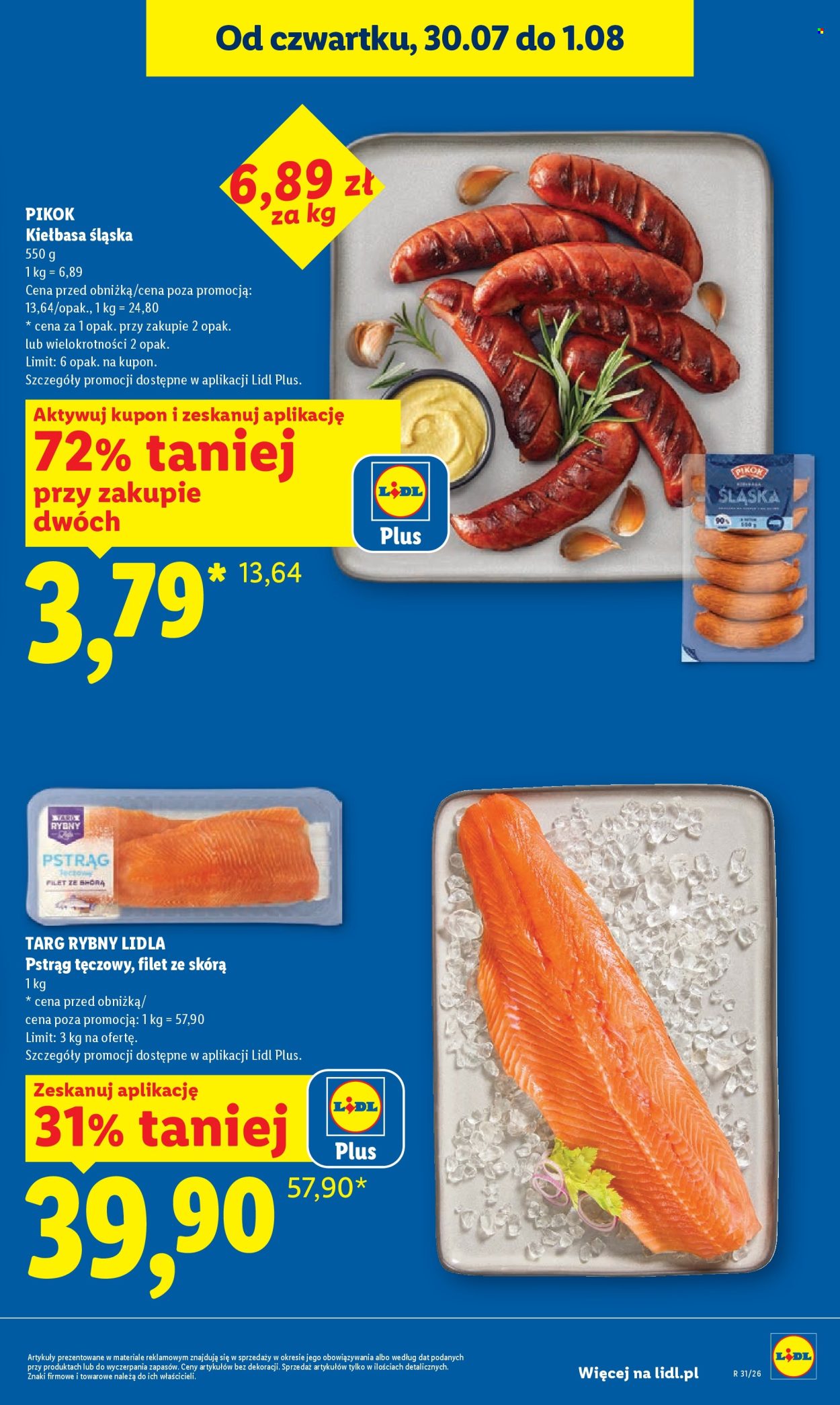 Leták Lidl - 30.7.2026 - 1.8.2026. Strana 13
