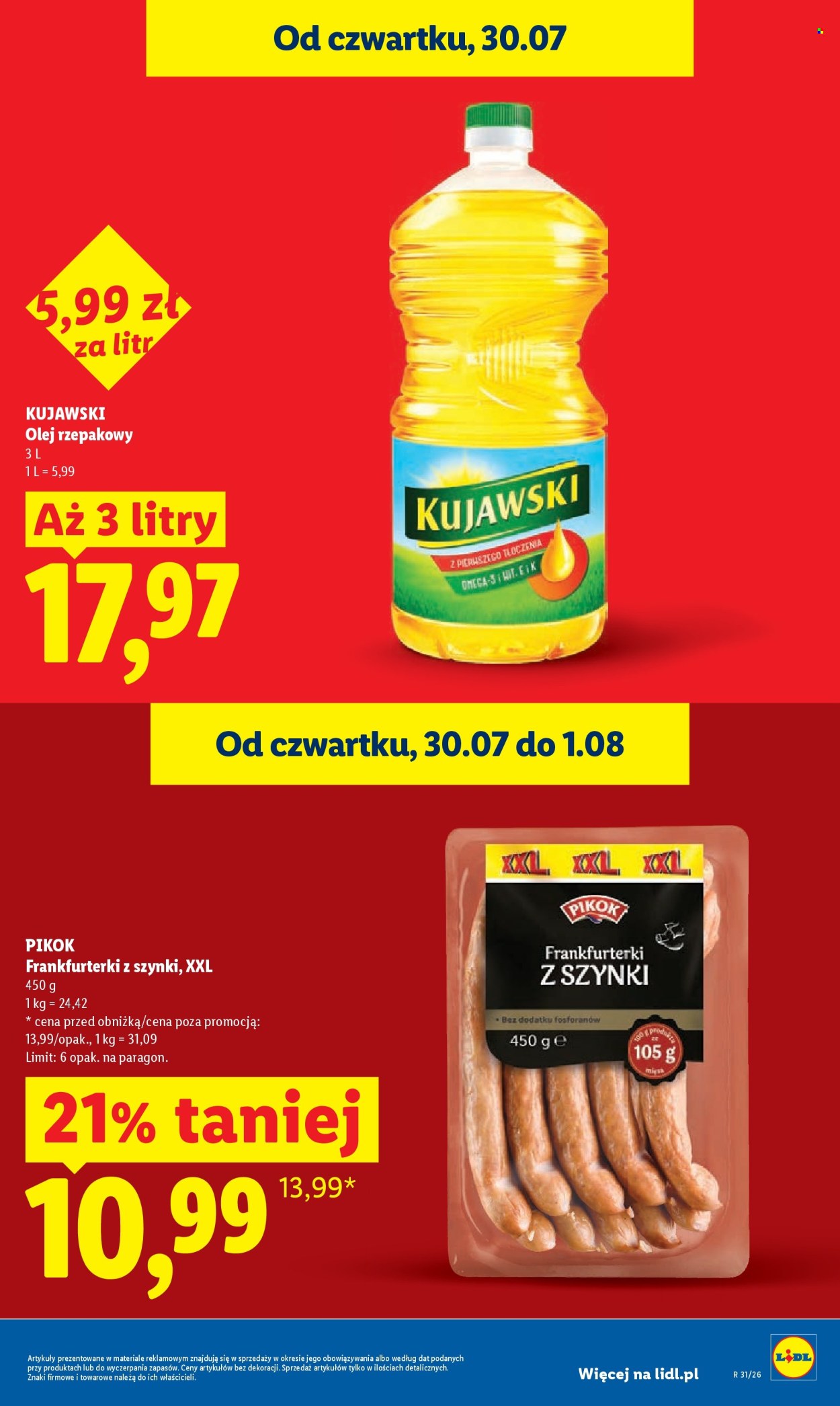 Leták Lidl - 30.7.2026 - 1.8.2026. Strana 15