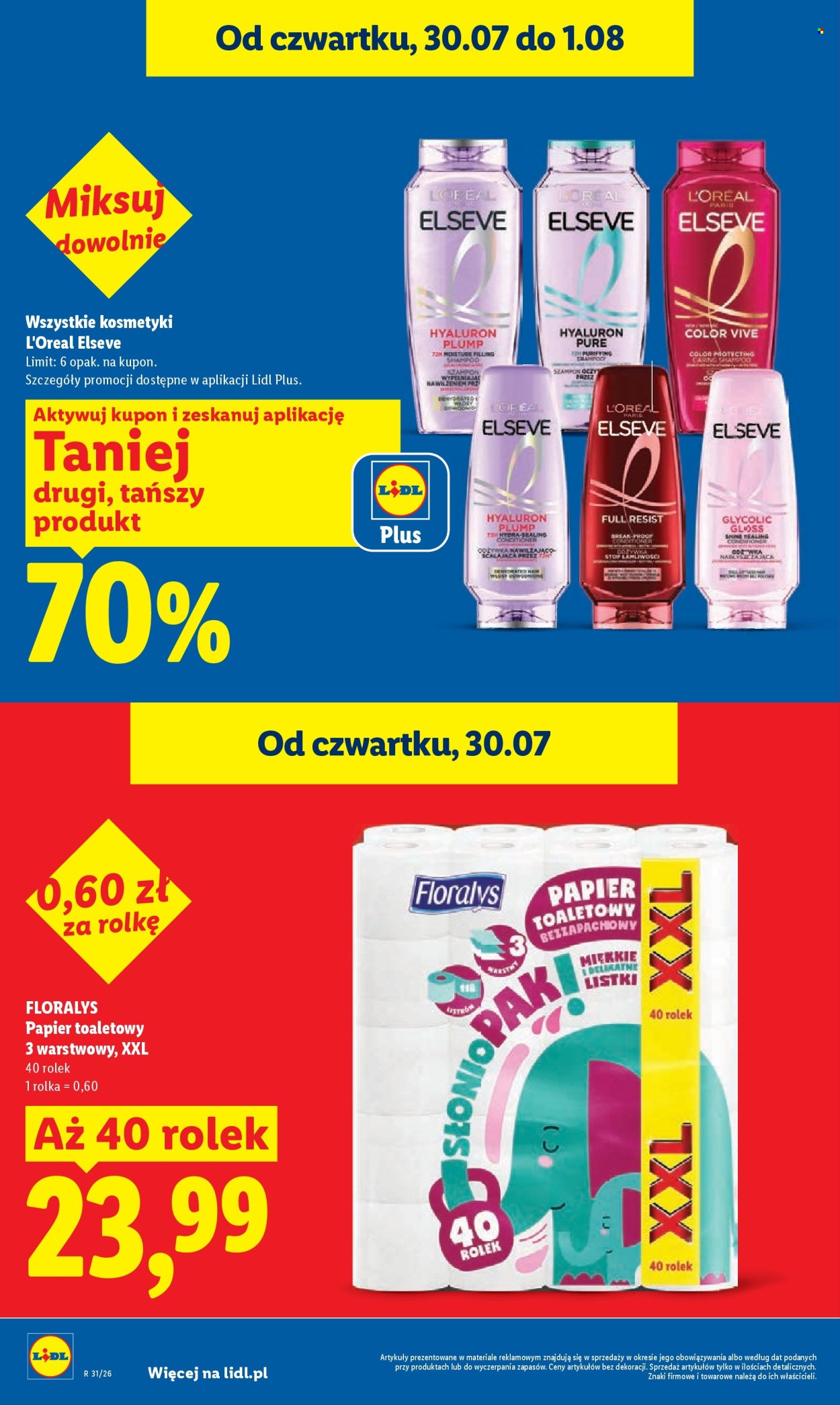 Leták Lidl - 30.7.2026 - 1.8.2026. Strana 30