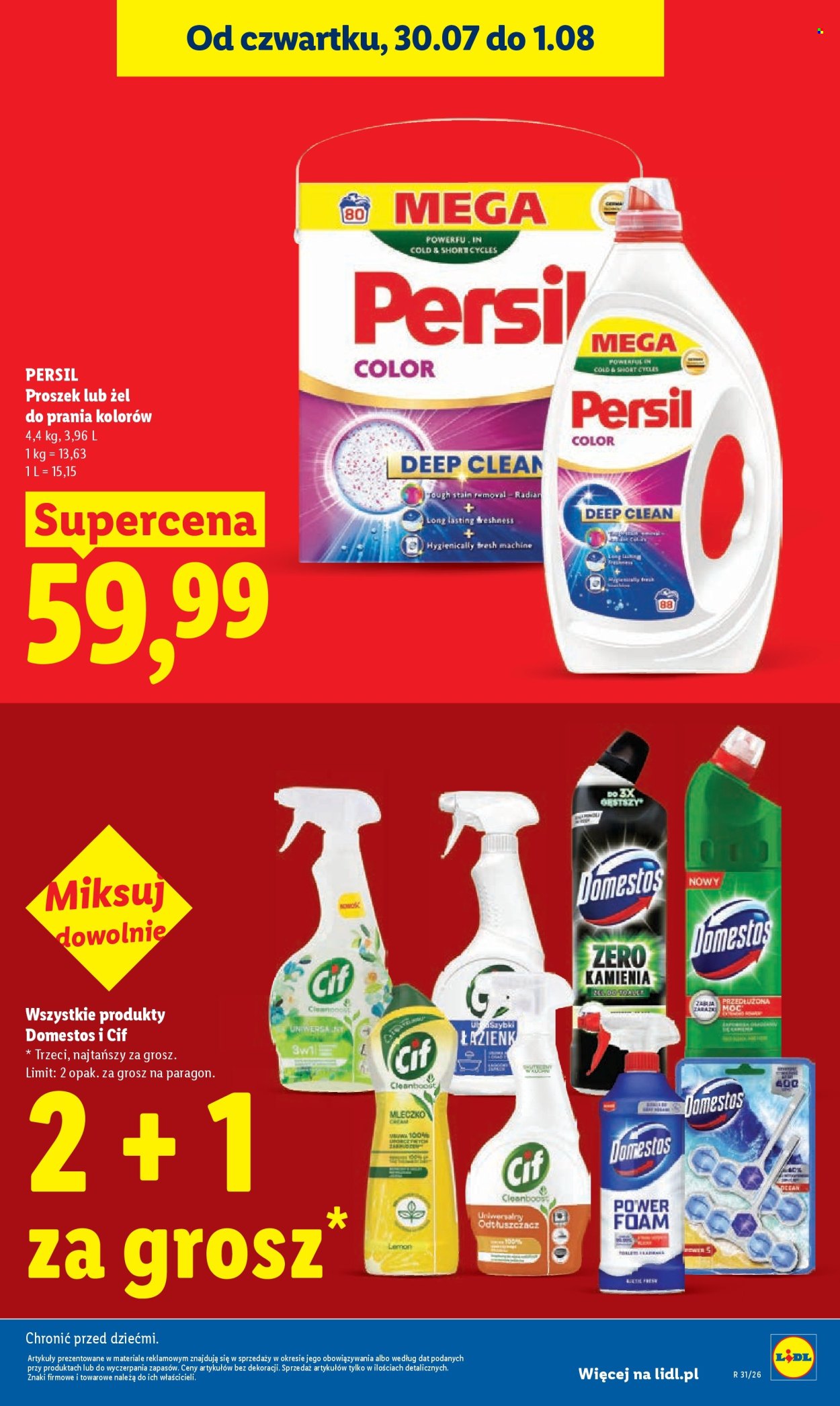 Leták Lidl - 30.7.2026 - 1.8.2026. Strana 31