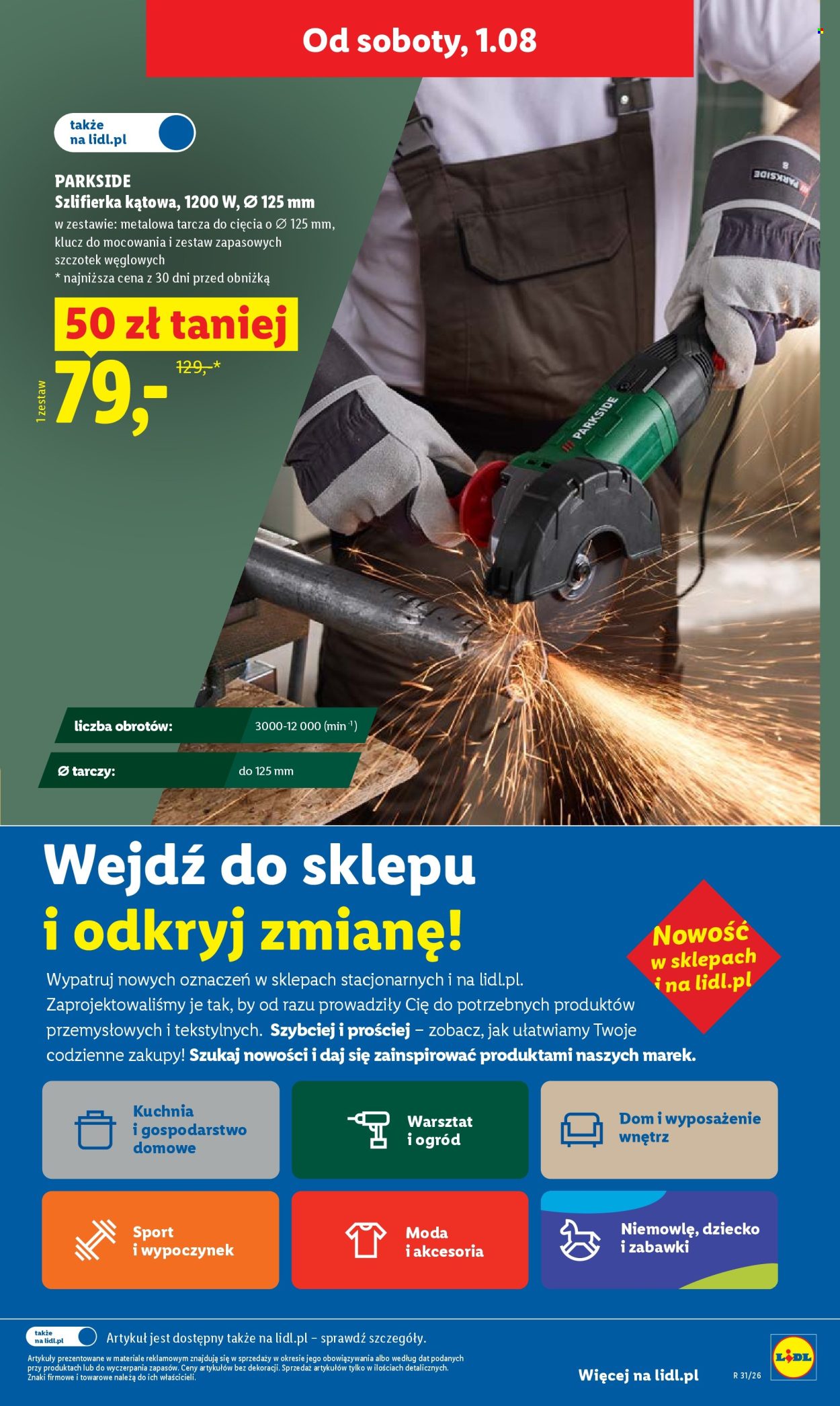 Leták Lidl - 30.7.2026 - 1.8.2026. Strana 43