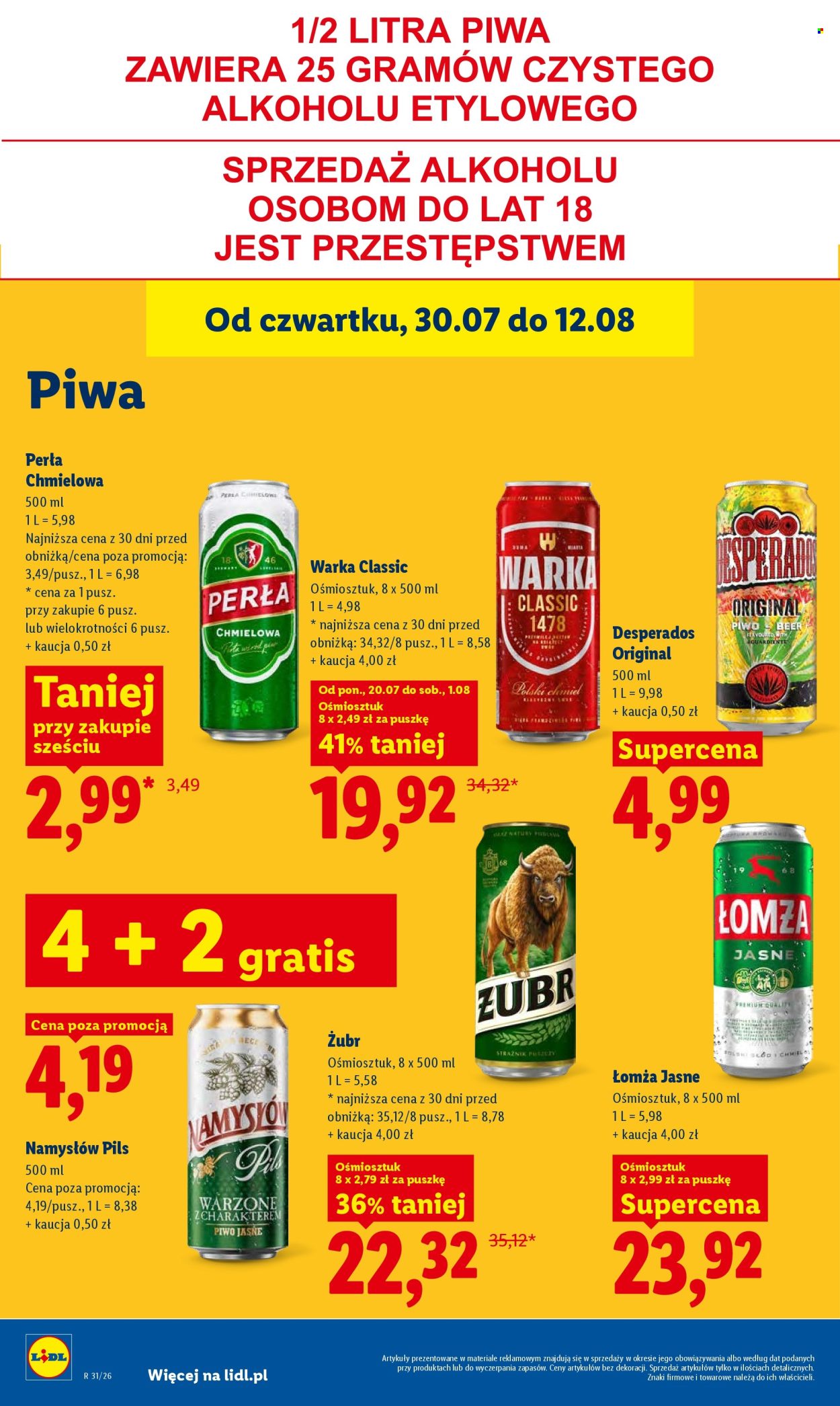 Leták Lidl - 30.7.2026 - 1.8.2026. Strana 78