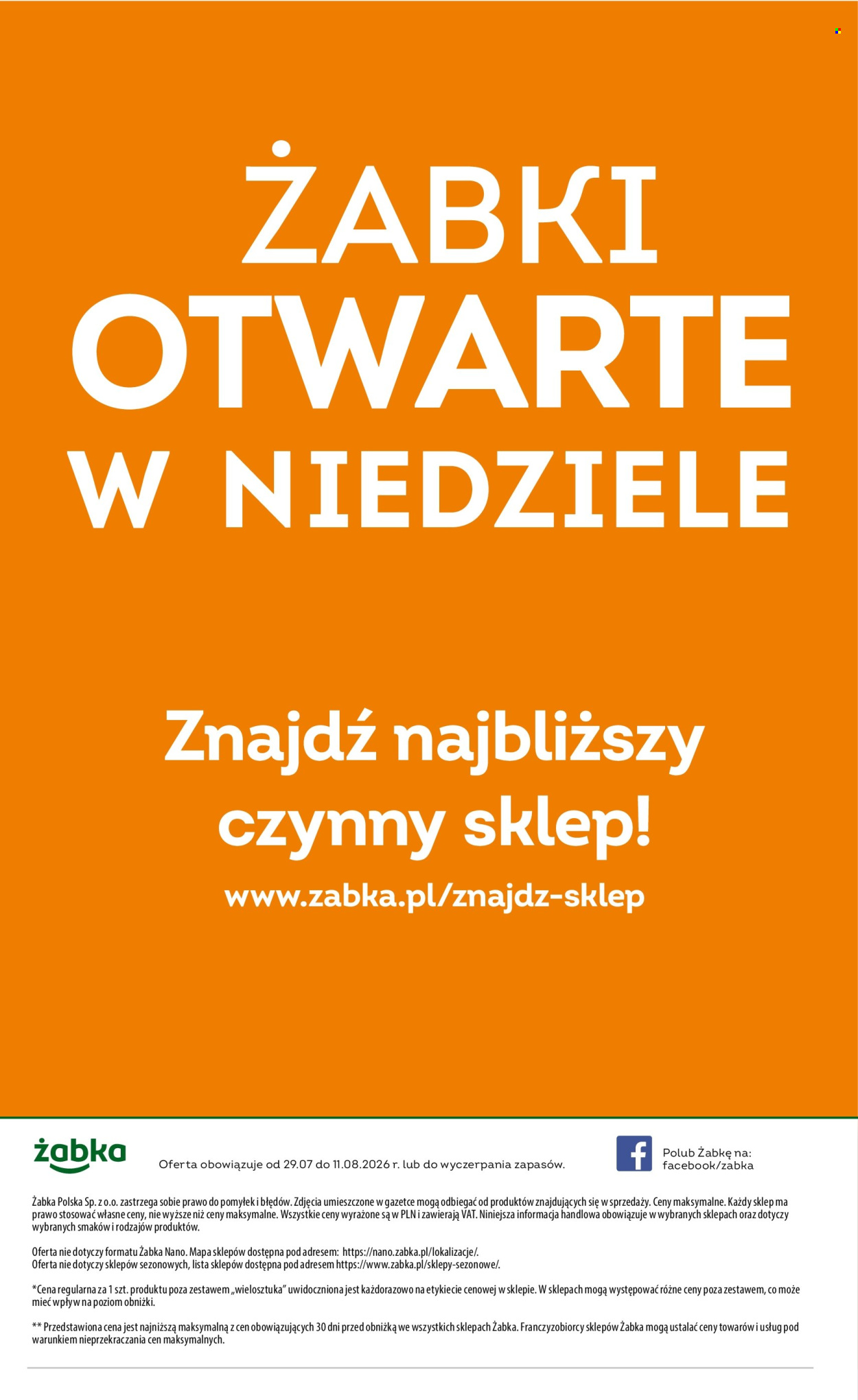 Gazetka Żabka - 29.07.2026 - 11.08.2026. Strona 18
