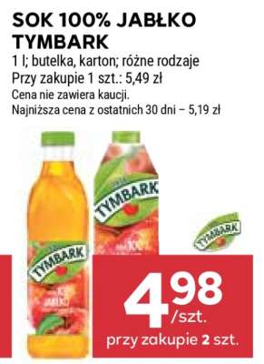 Sok 100% jabłko Tymbark