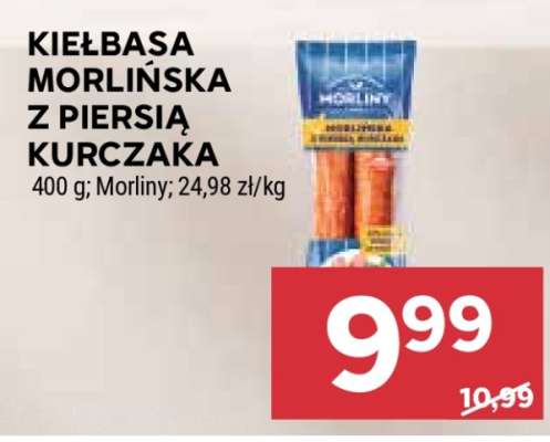 Kiełbasa Morlińska z piersią kurczaka