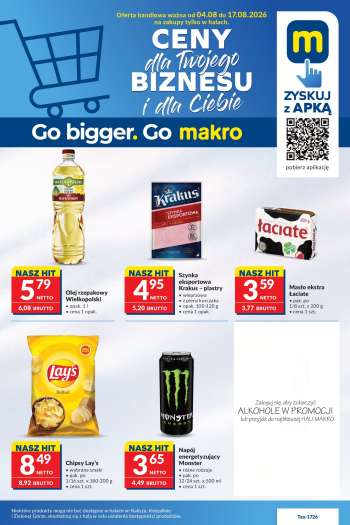 Gazetka Makro - 4.08.2026 - 17.08.2026.