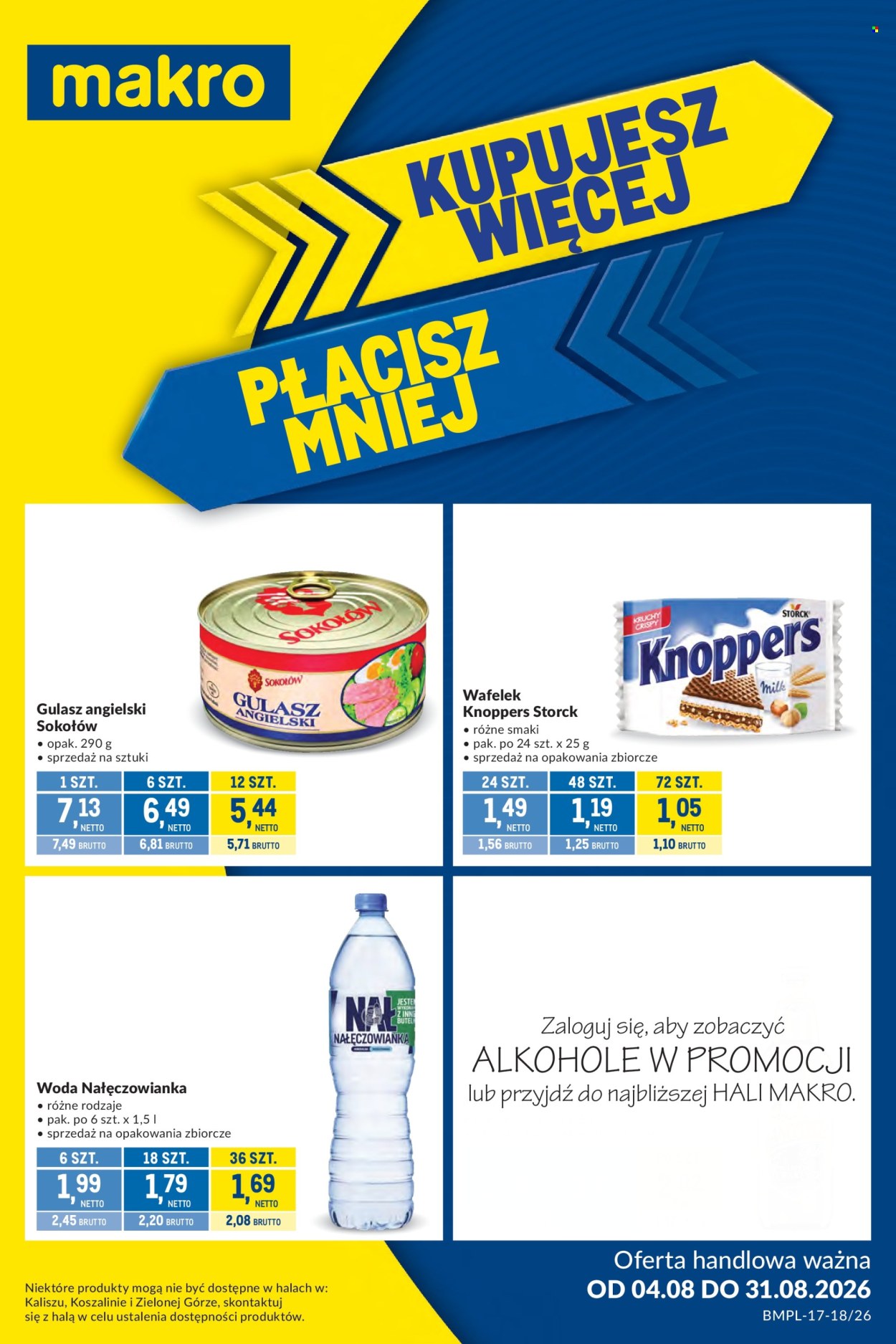 Gazetka Makro - 4.08.2026 - 31.08.2026. Strona 1