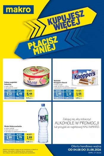 Gazetka Makro - 4.08.2026 - 31.08.2026.