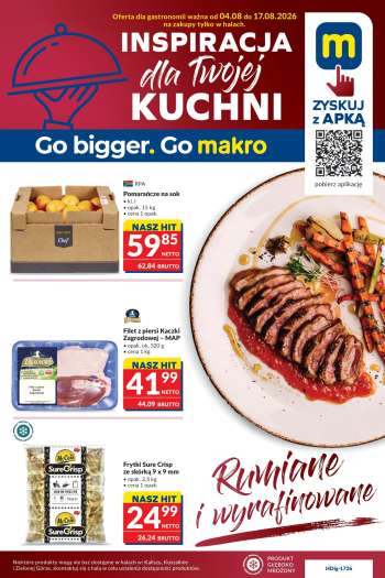 Gazetka Makro - 4.08.2026 - 17.08.2026.