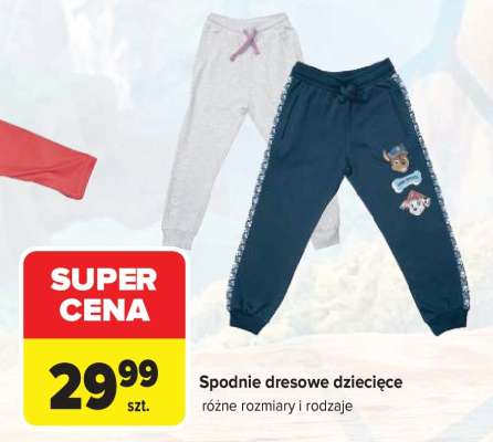 Spodnie dresowe dziecięce
