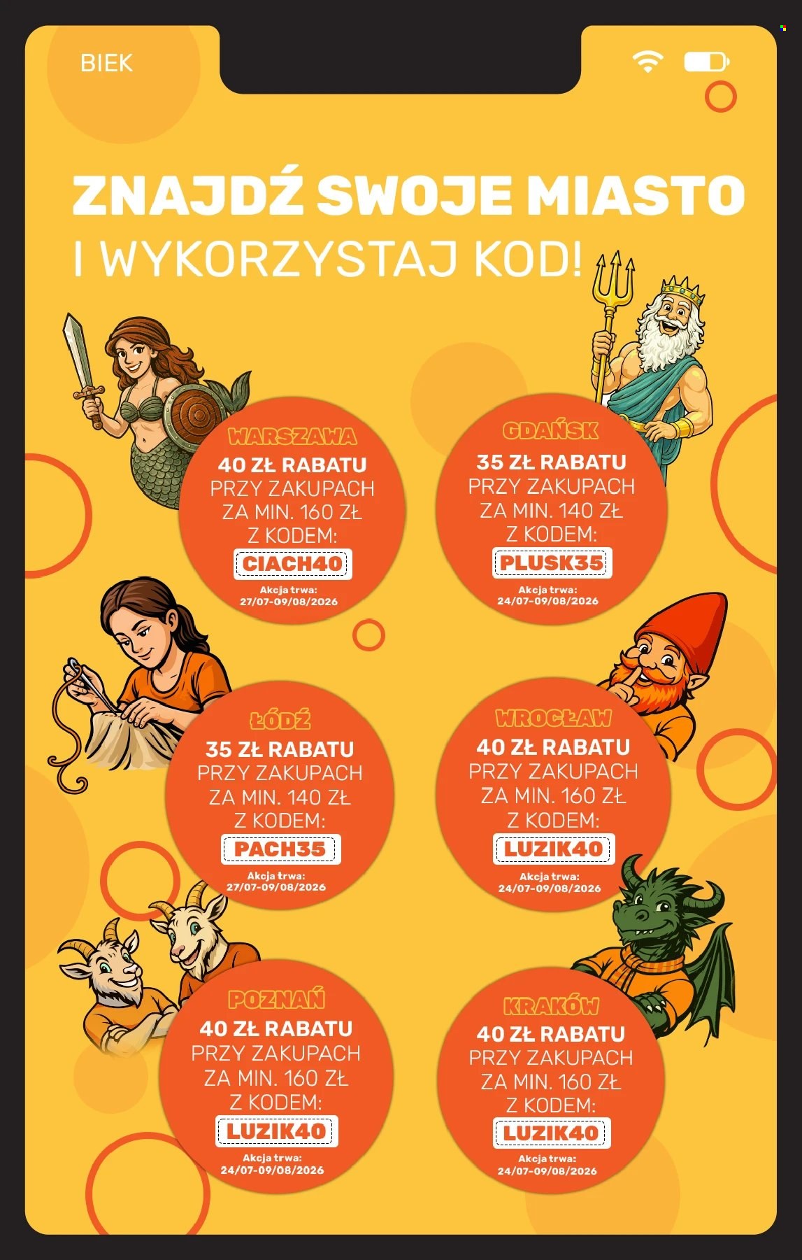 Leták Biedronka - 31.7.2026 - 2.8.2026. Strana 5