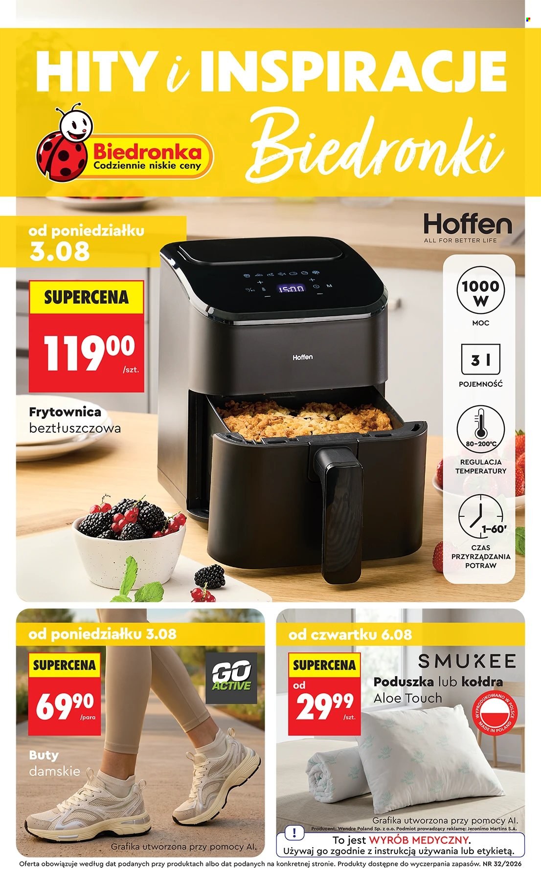 Gazetka Biedronka - 3.08.2026 - 19.08.2026. Strona 1