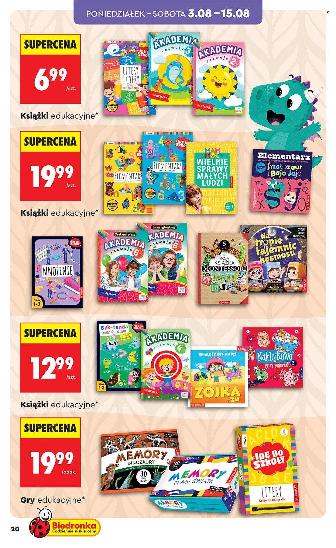 Leták Biedronka - 3.8.2026 - 19.8.2026. Strana 20